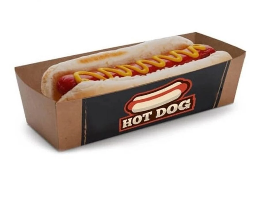 Printed Wholesale Hot dog Boxes with Free Shipping