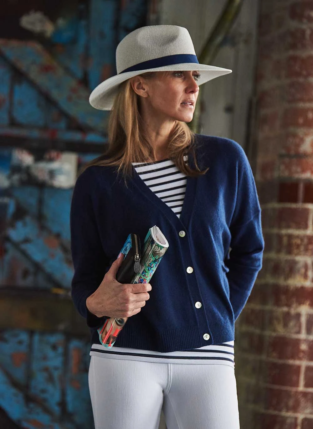 How do you refresh a cashmere cardigan?