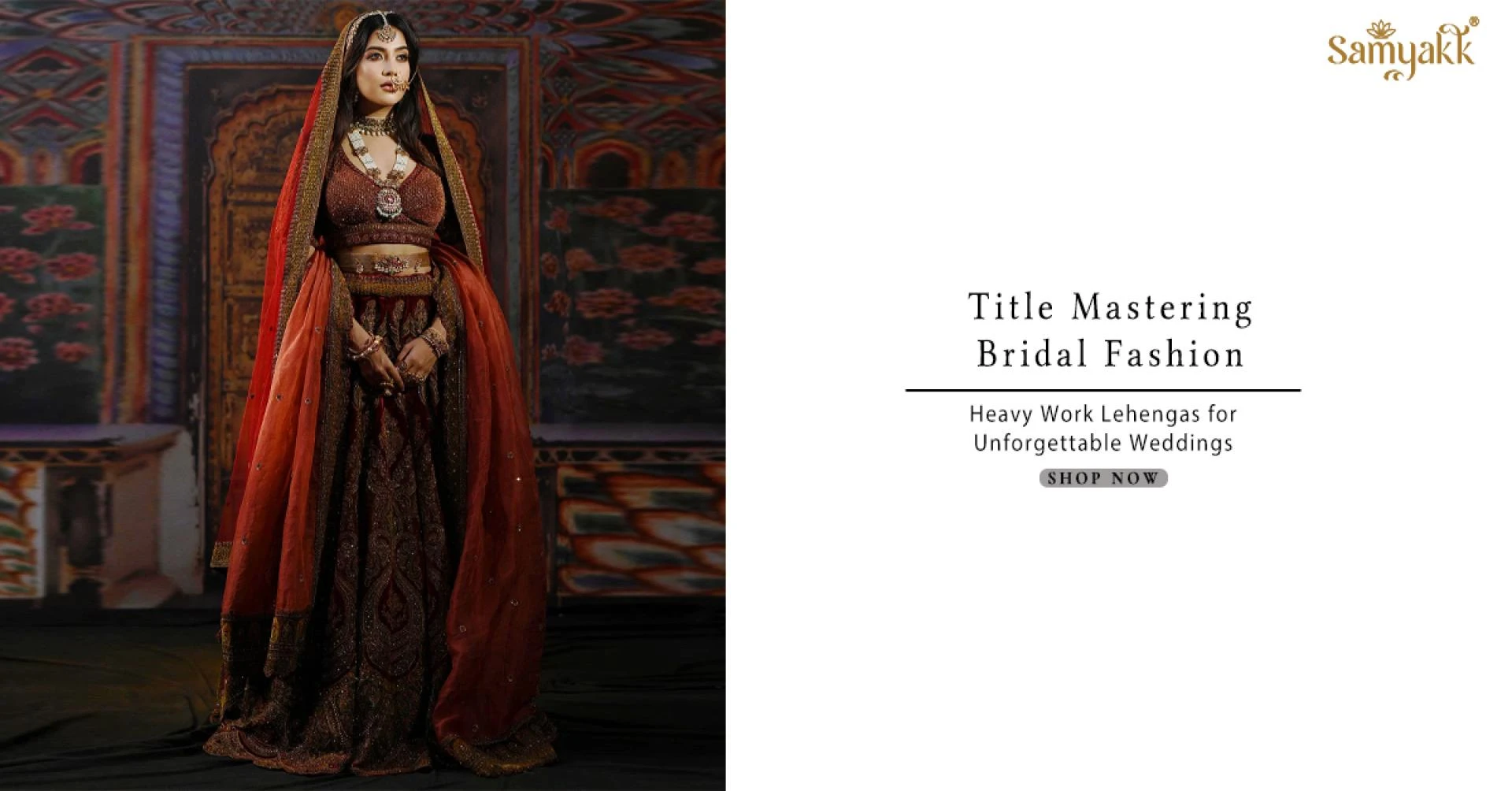 What are the best bridal lehengas for weddings with heavy work?