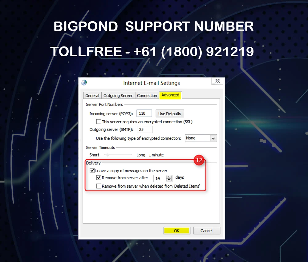 Bigpond Send email isn't appearing in the Sent folder?