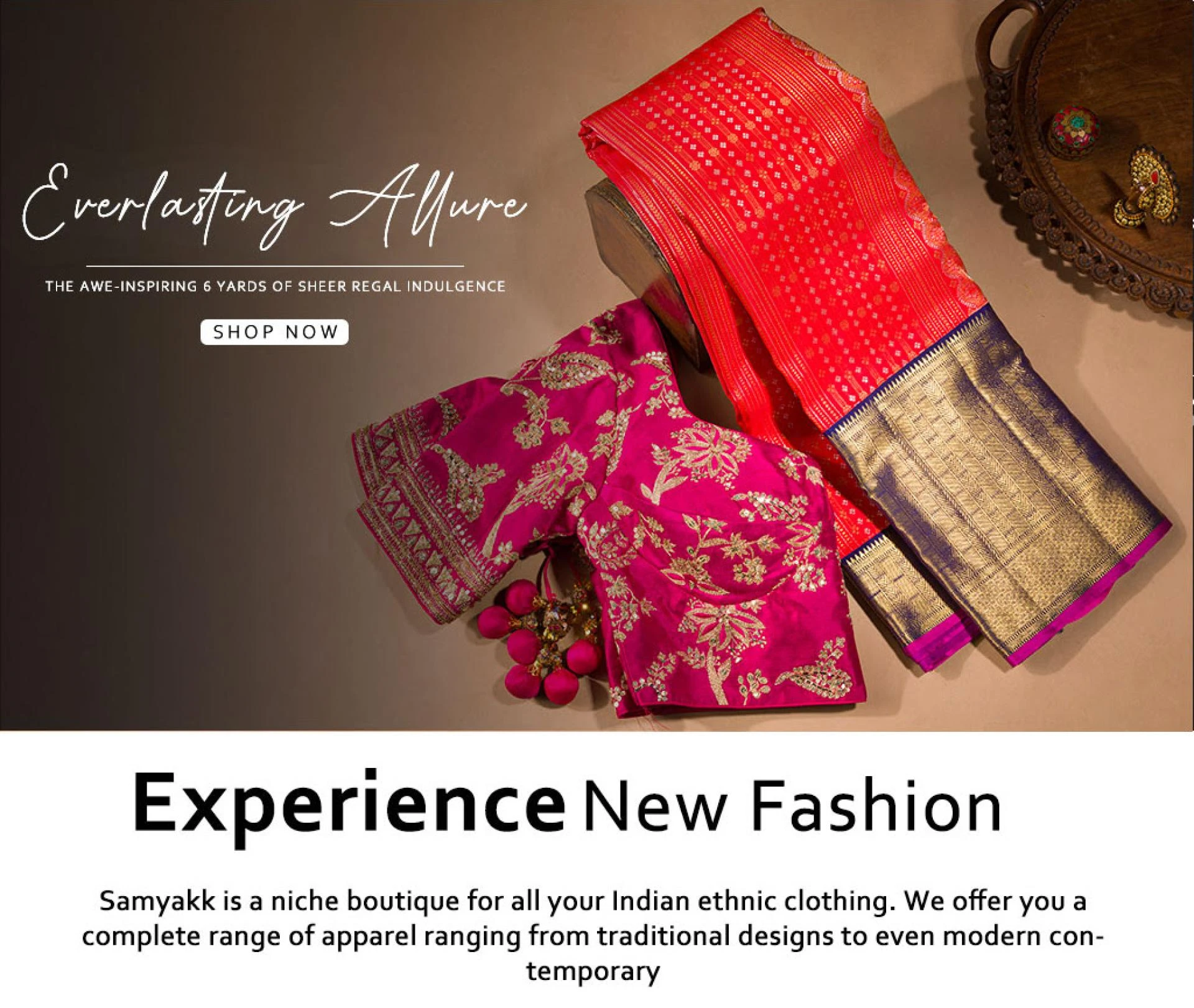 Unveiling the Art of Pure Silk Saree Shopping at Samyakk.com