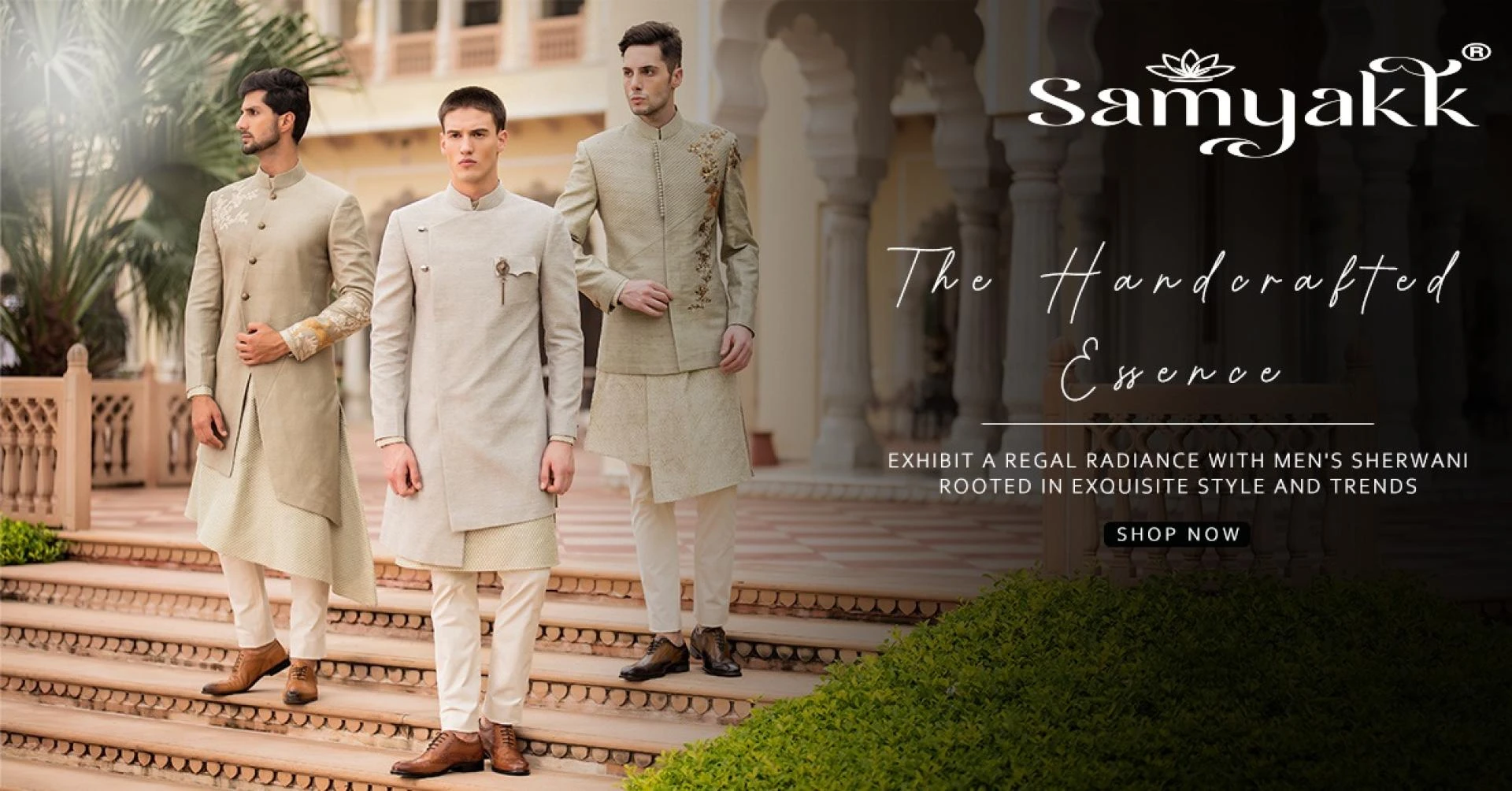Silken Elegance: Navigating the Opulence of Silk Wedding Sherwanis with Samyakk