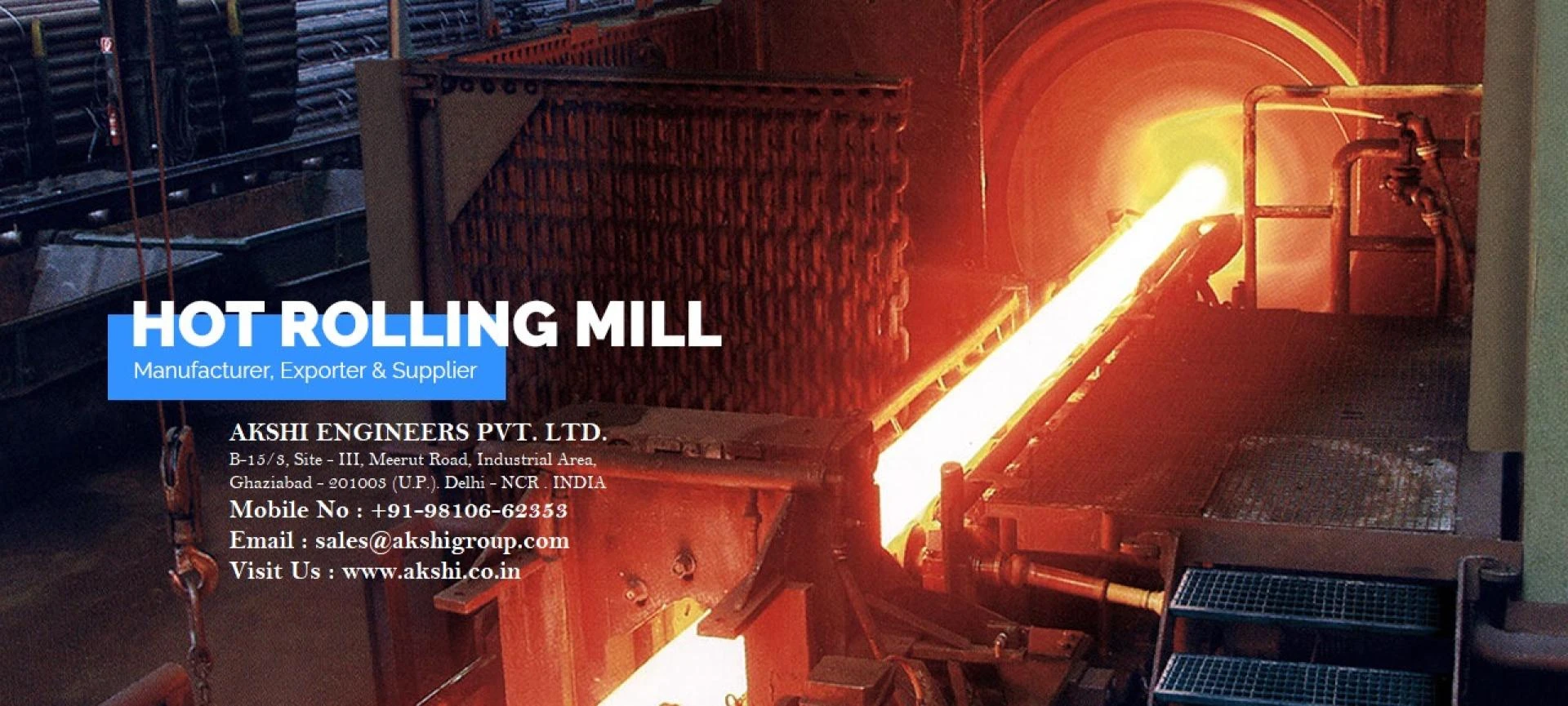 Top Affordable &amp; Reliable Hot Rolling Mill Manufacturers Company in India