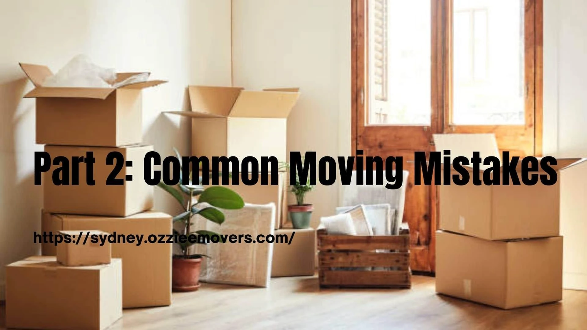 Part 2: Common Moving Mistakes
