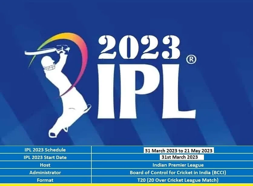 IPL 2023 Schedule, Team, Venue, Time Table, PDF, Points Table, Ranking &amp; Winning Prediction