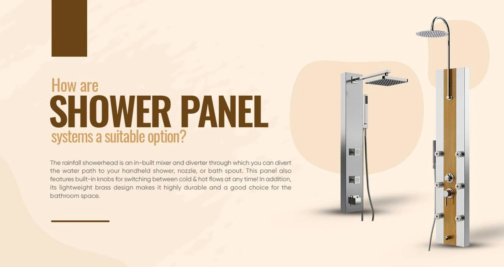 How Are Shower Panel Systems a Suitable Option?