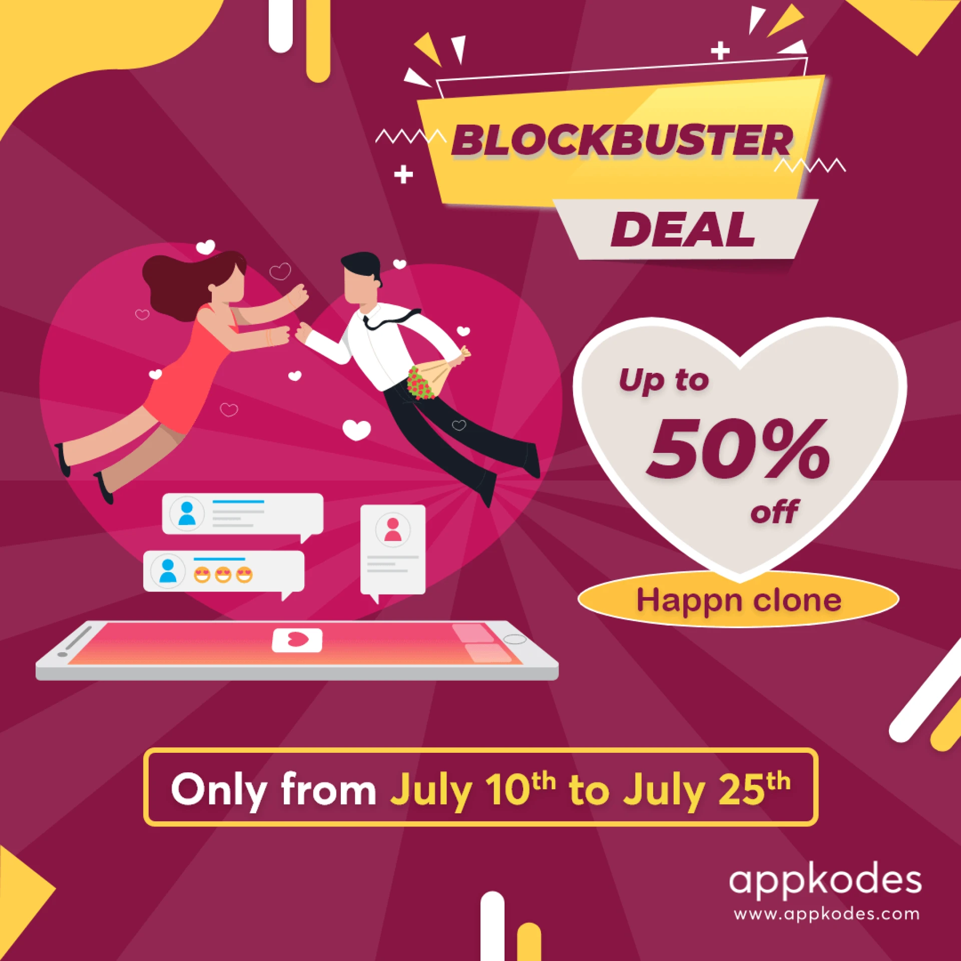 Happn clone | Up to 50% Off | Happn clone script - Appkodes