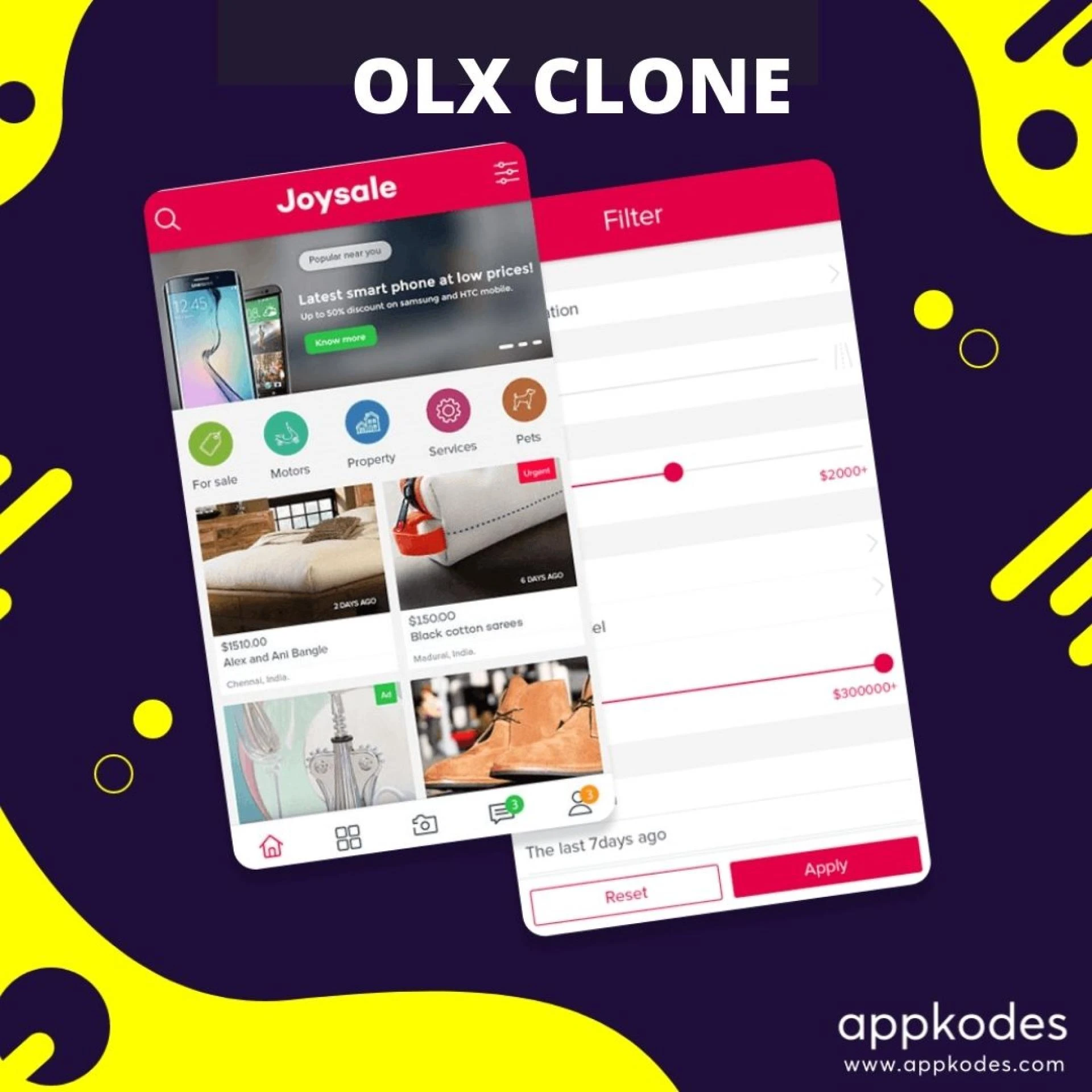 Prodigious Olx clone with a fabulous discount