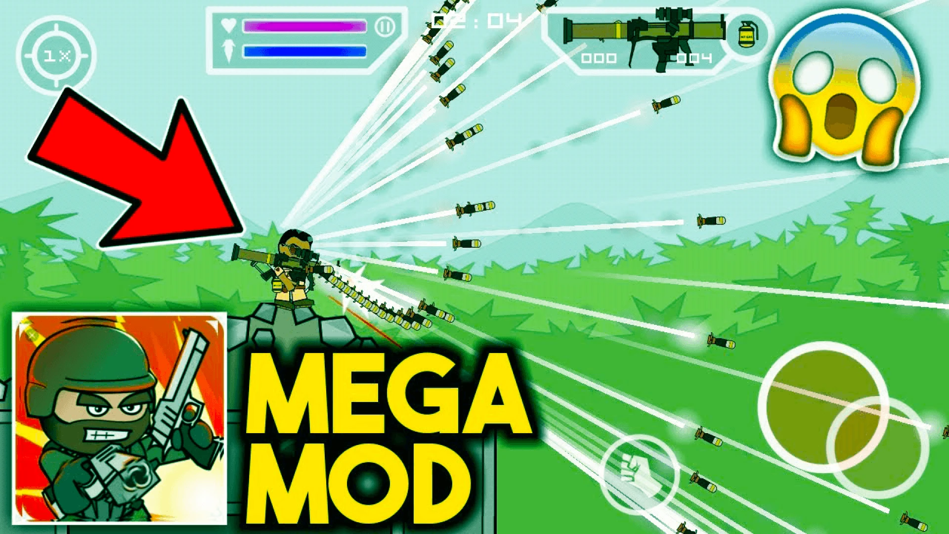 Doodle Army Mini Militia MOD APK Unlocked