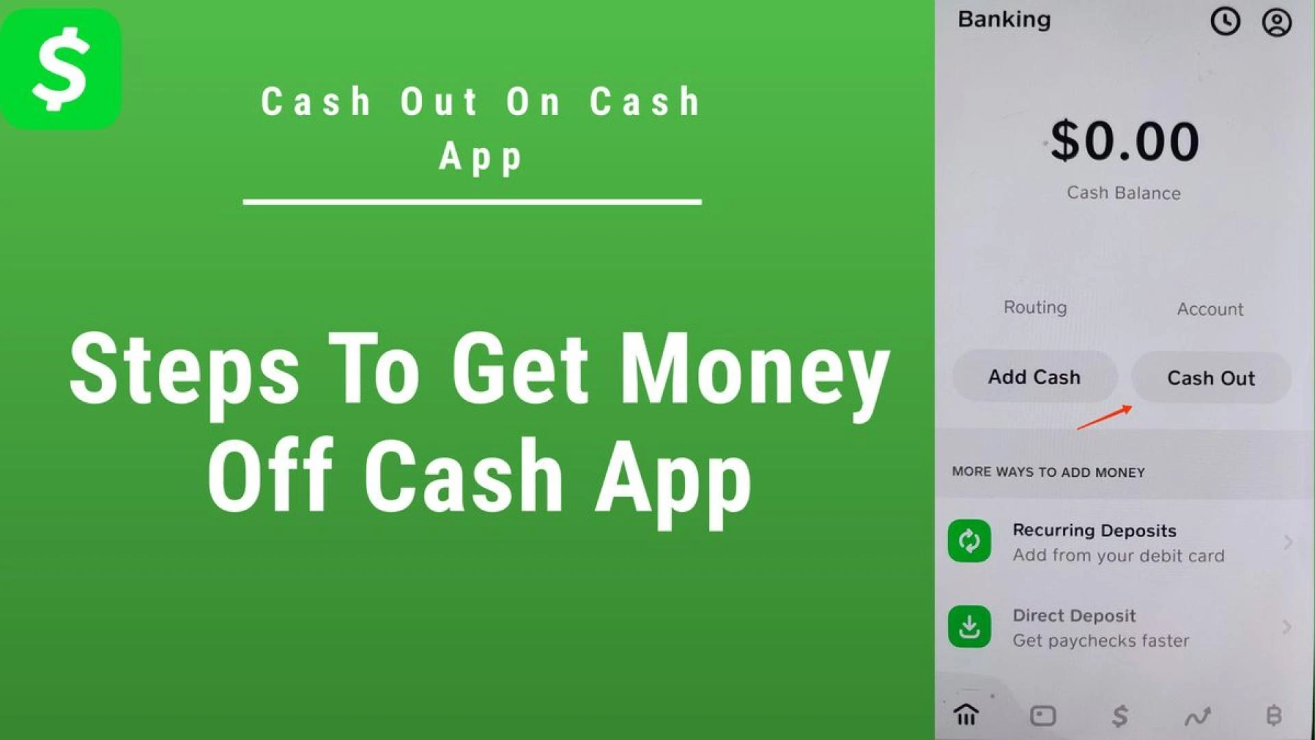 How to Cash Out on Cash App without Bank or Without Card?