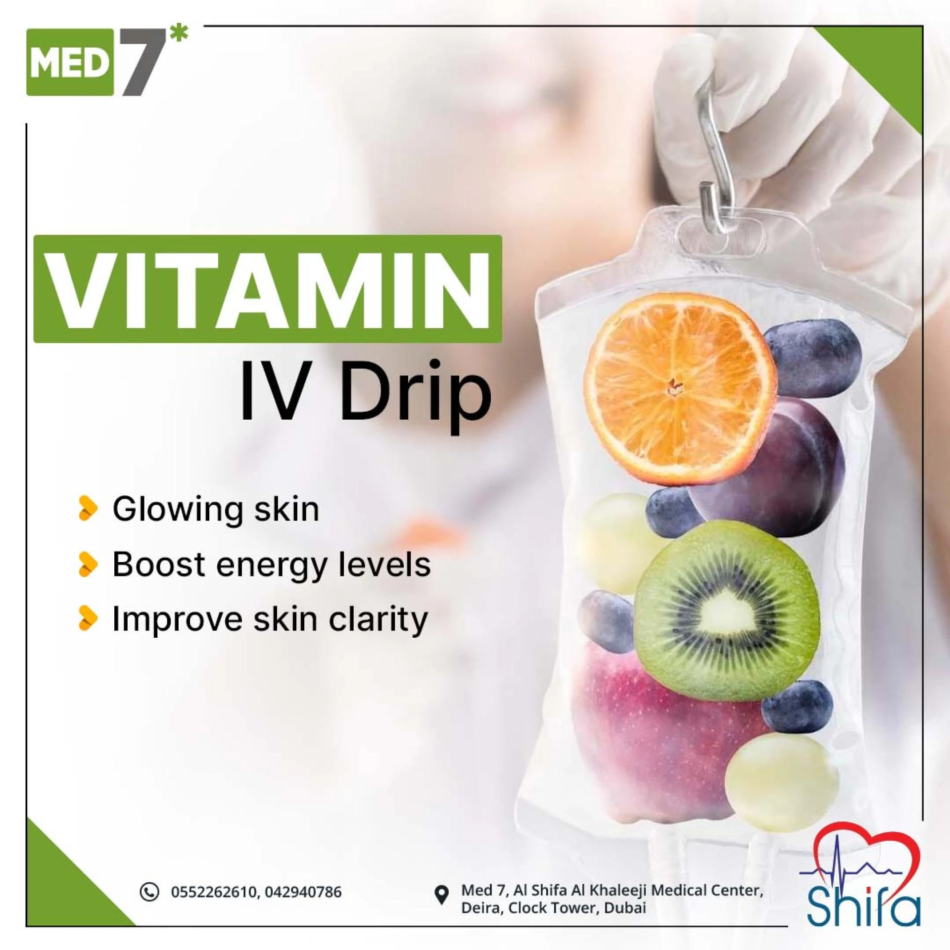Multivitamin IV Therapy | Al Shifa Al Khaleeji medical Center