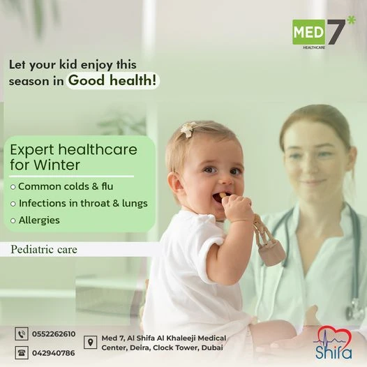 Expert Pediatric Care at Med7 Deira: Your Trusted Partner for Child Health | Medical Center in Deira