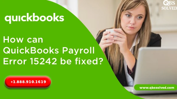 QuickBooks Error 15242 - Resolve QuickBooks Update Errors