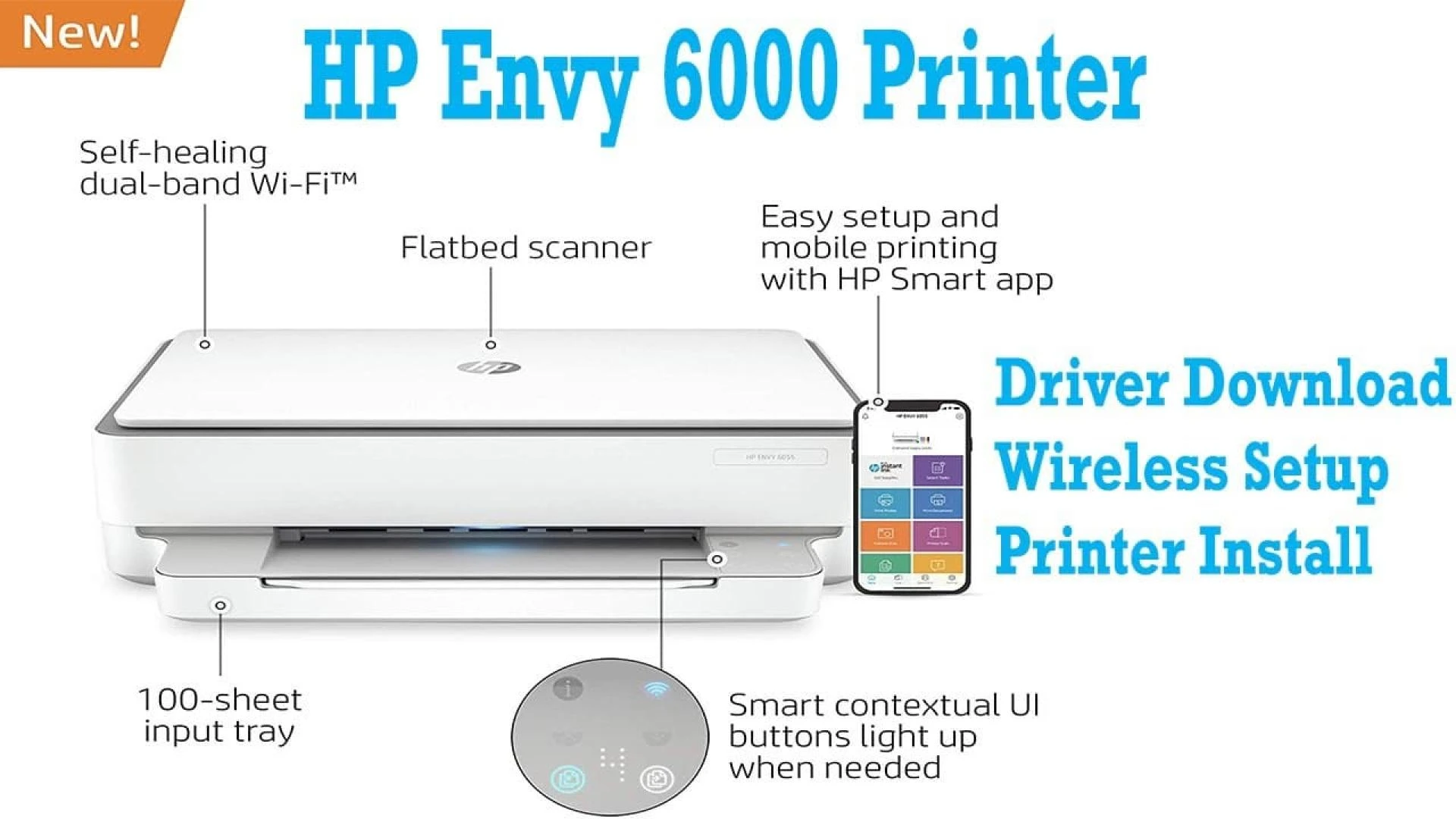 HP Envy 6000 Printer Setup Customer Support