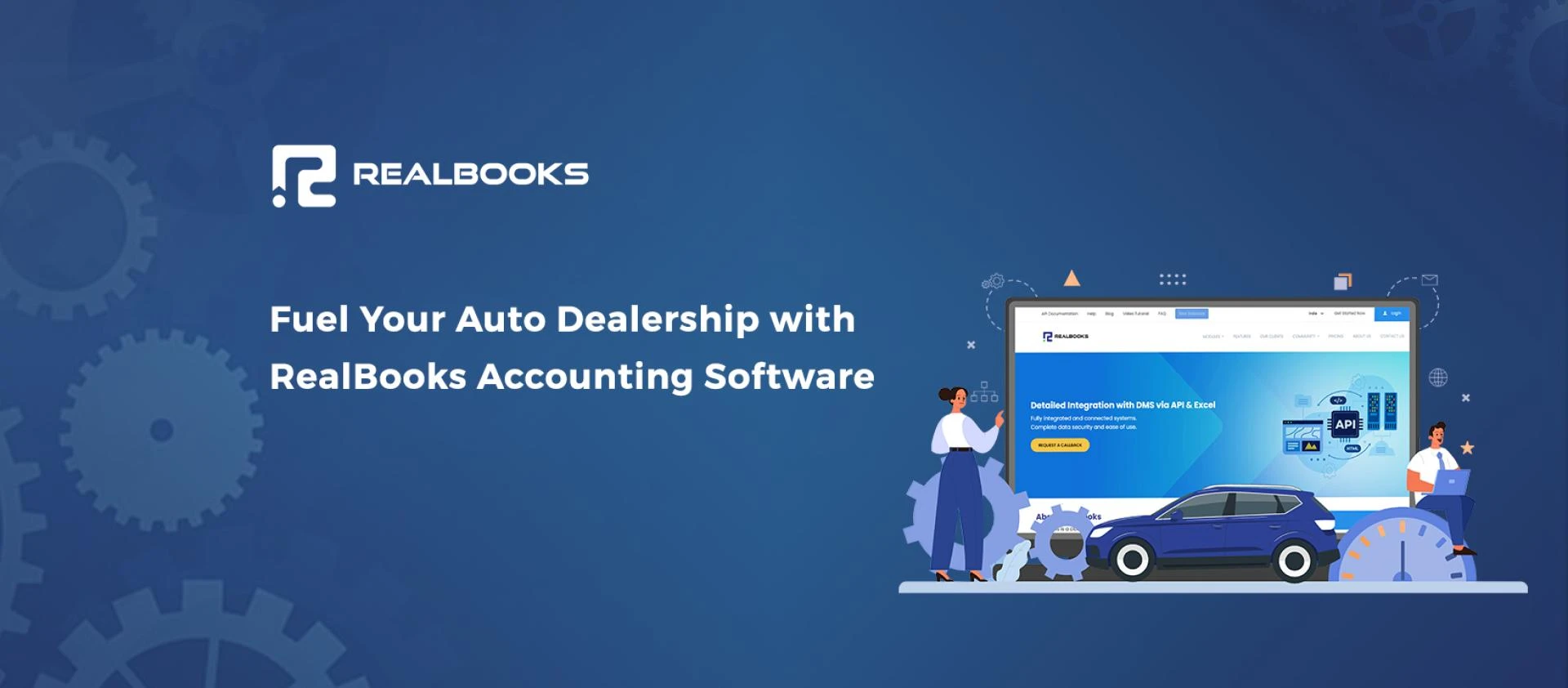 Shift your Business Gear with RealBooks Auto Dealership Accounting Software