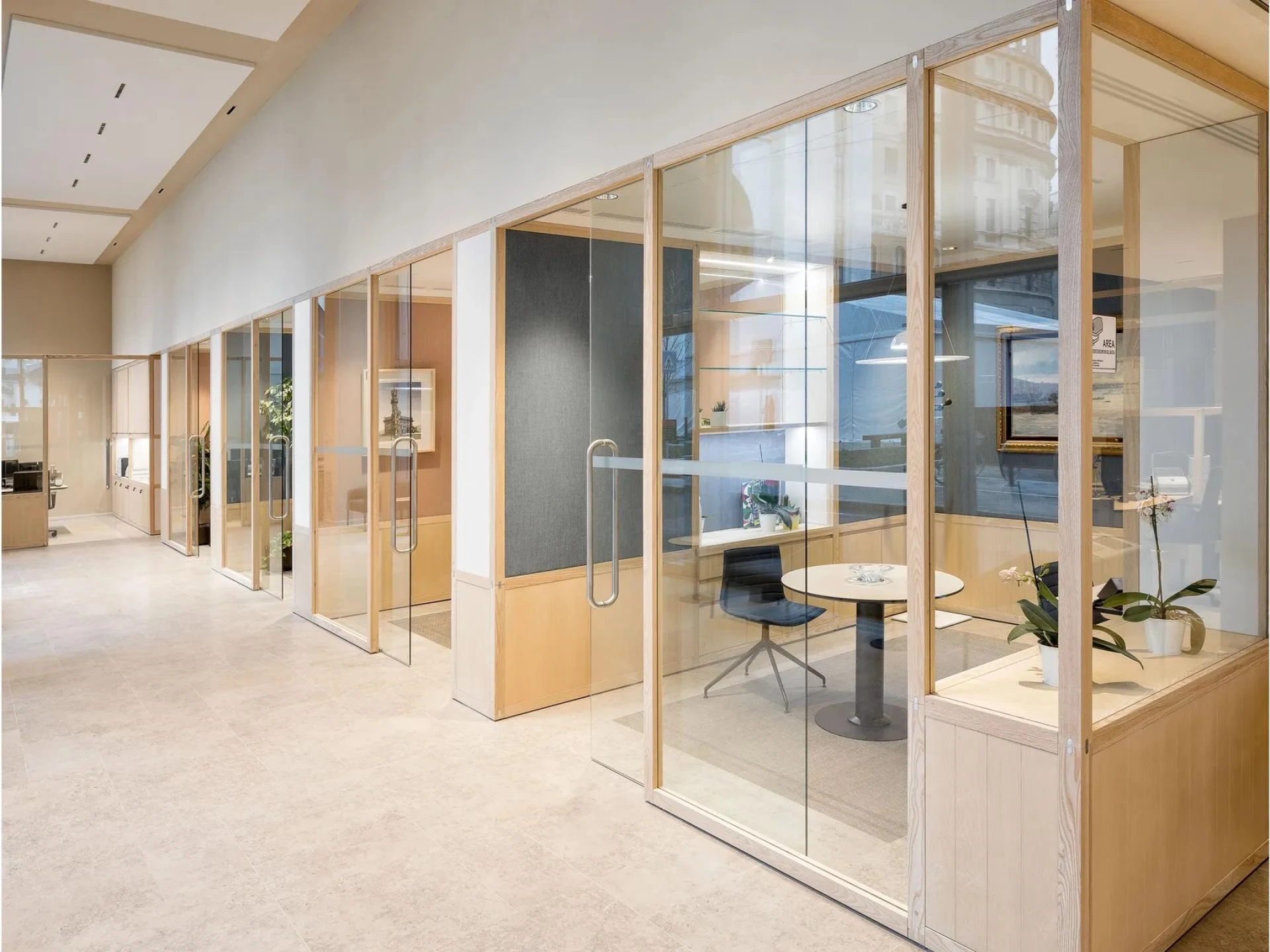 Wooden Frame Partition: Enhancing Spaces with Elegance