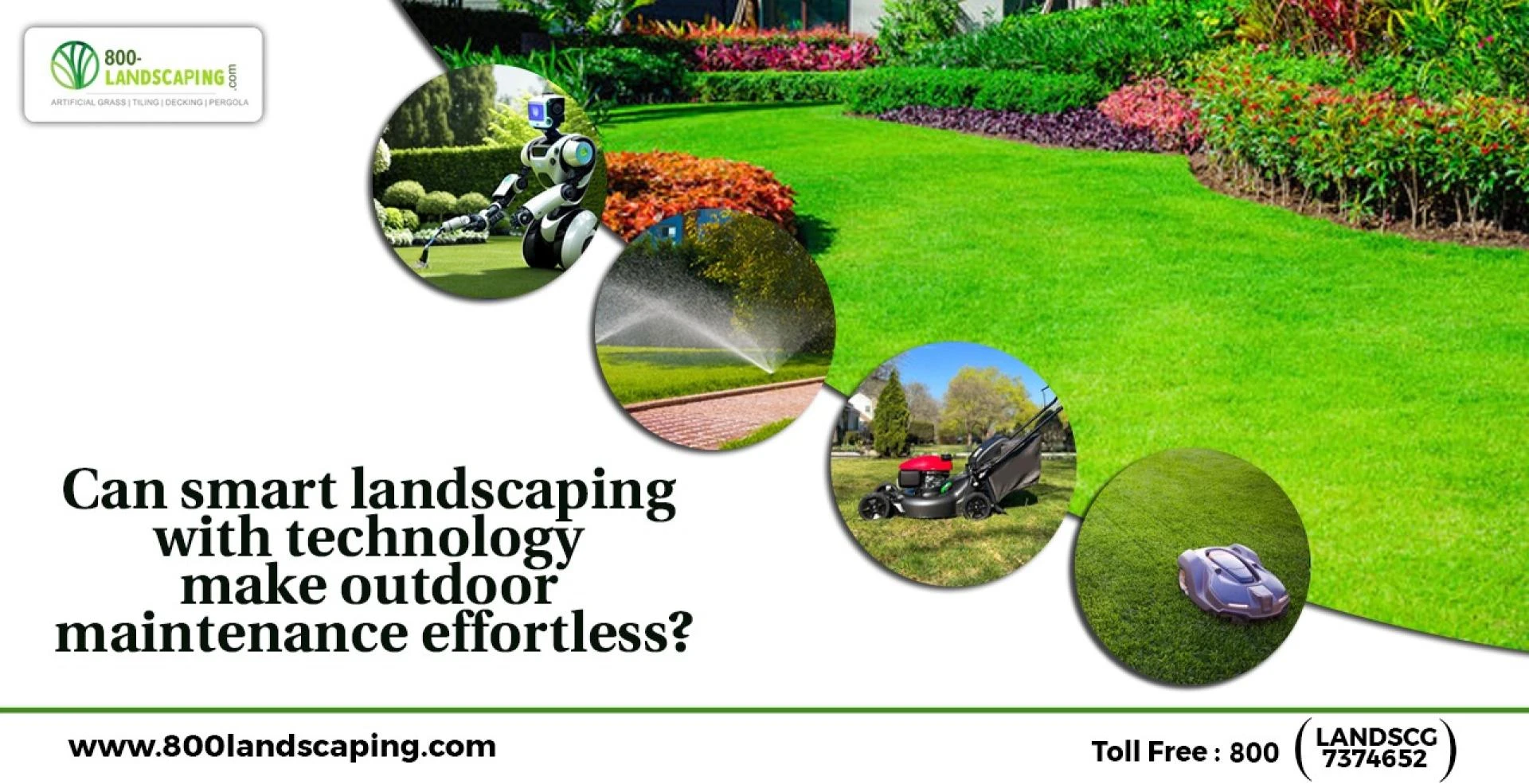 Can smart landscaping with technology make outdoor maintenance effortless?