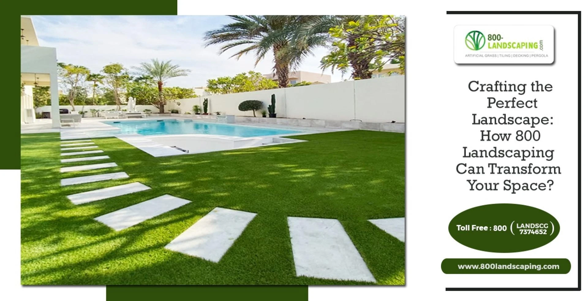 Crafting the Perfect Landscape: How 800 Landscaping Can Transform Your Space?