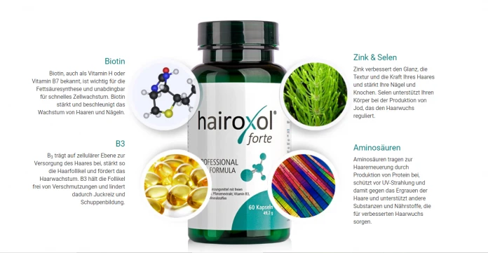 Hairoxol Forte - Holen Sie sich starkes und glänzendes Haar mit Hairoxol Forte kapseln!