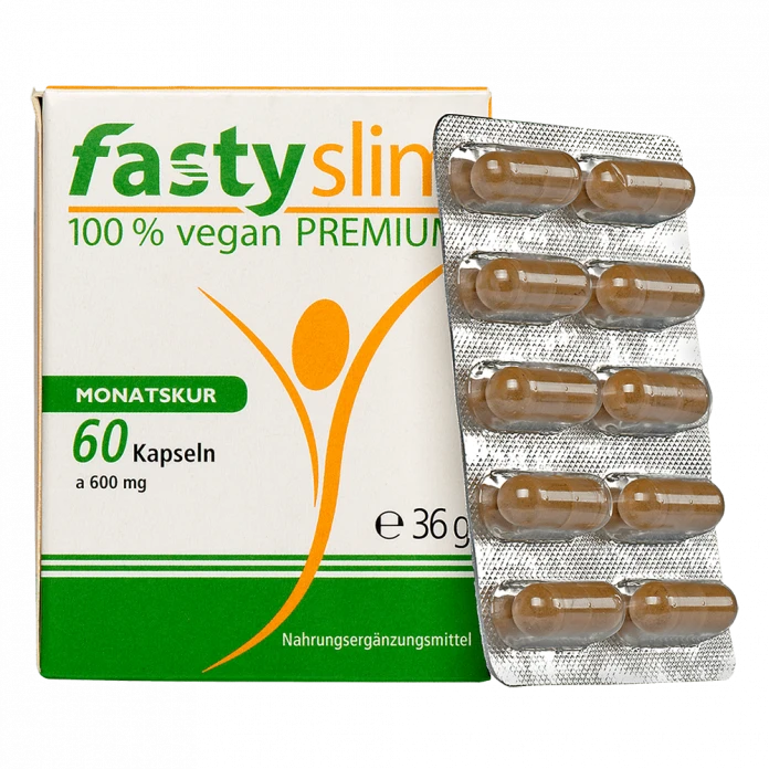 FastySlim Kapseln - Kapseln zur Gewichtsreduktion zur Kontrolle von zusätzlichem Fett!