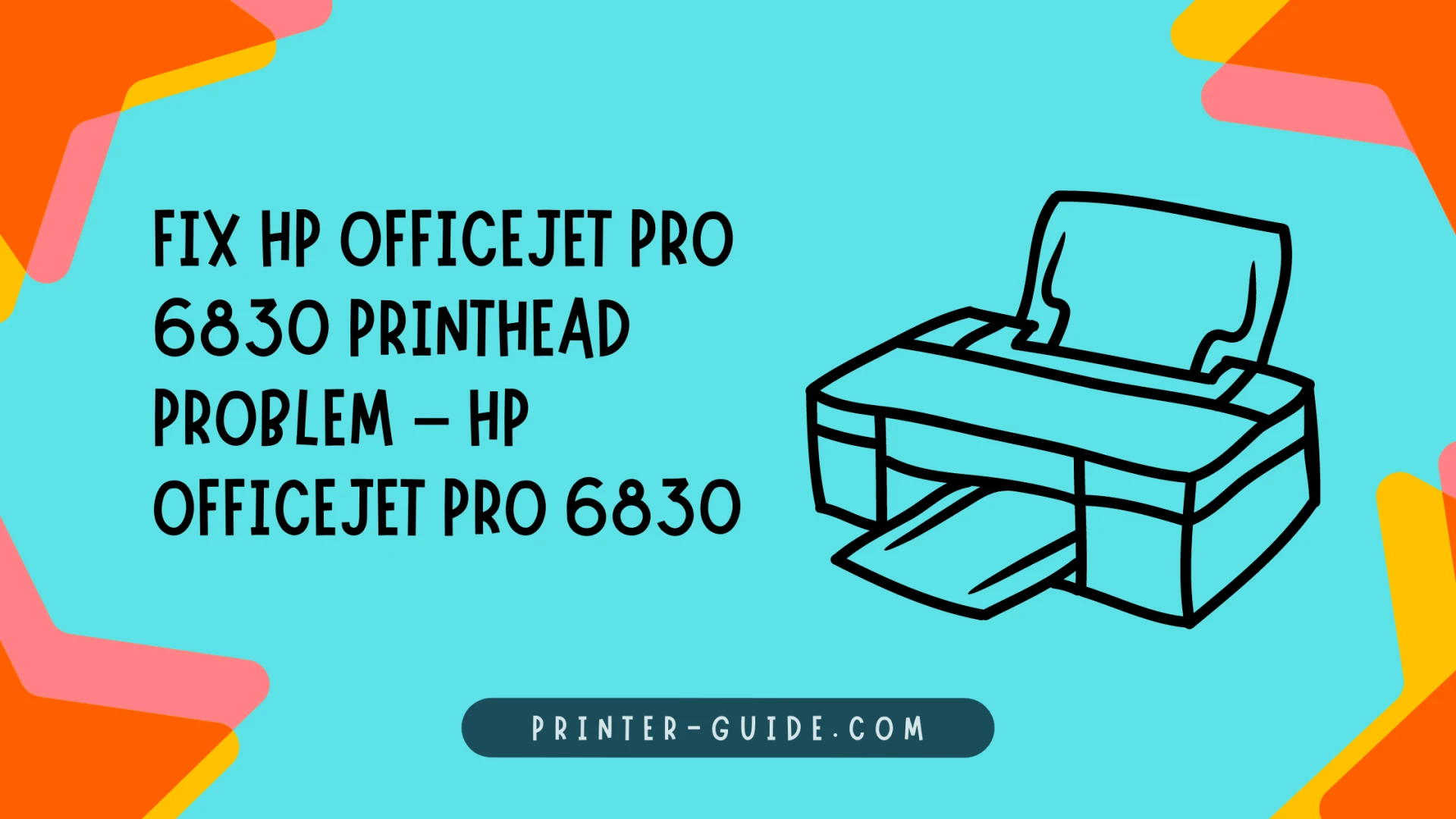 Resolve the HP Officejet Pro 6830 printhead issue