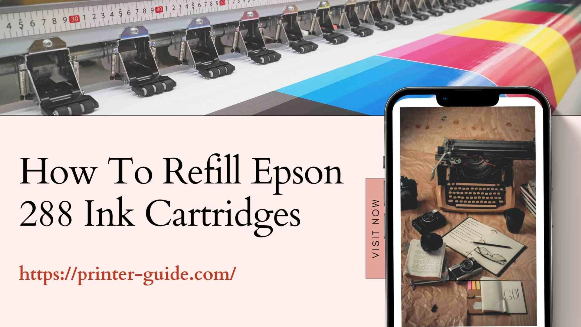 How to Refresh the Ink Cartridges in an Epson 288 Printer