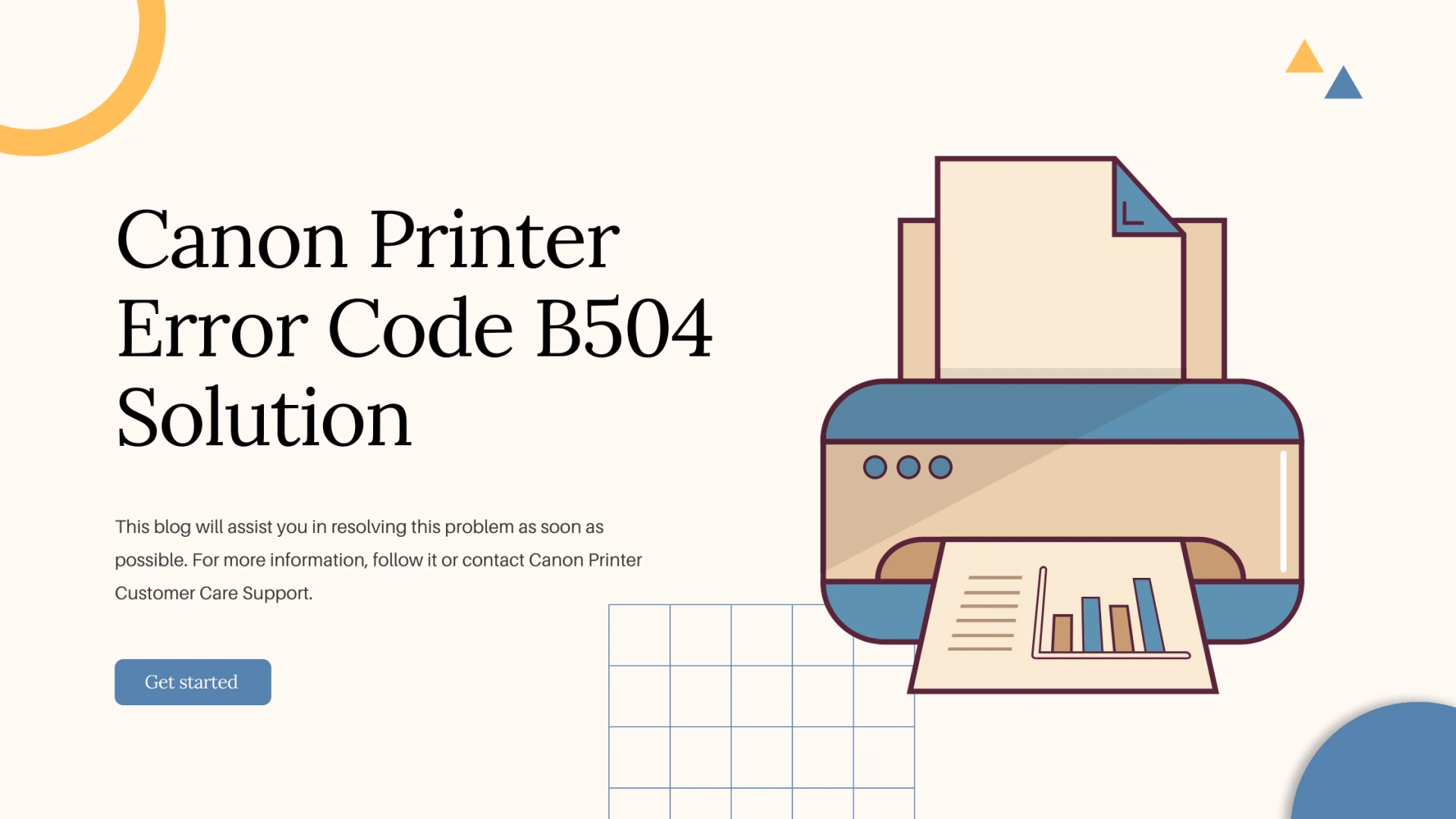 The Fix for the Canon Printer's B504 Error Code