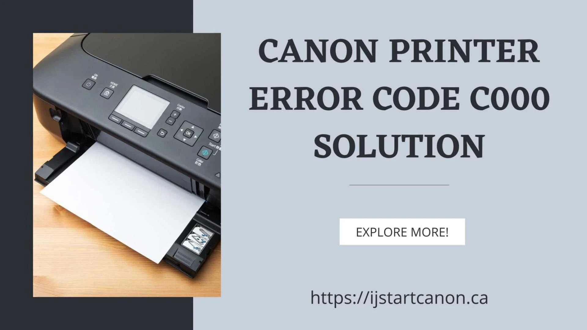 What precisely is Canon Printer Error C000?