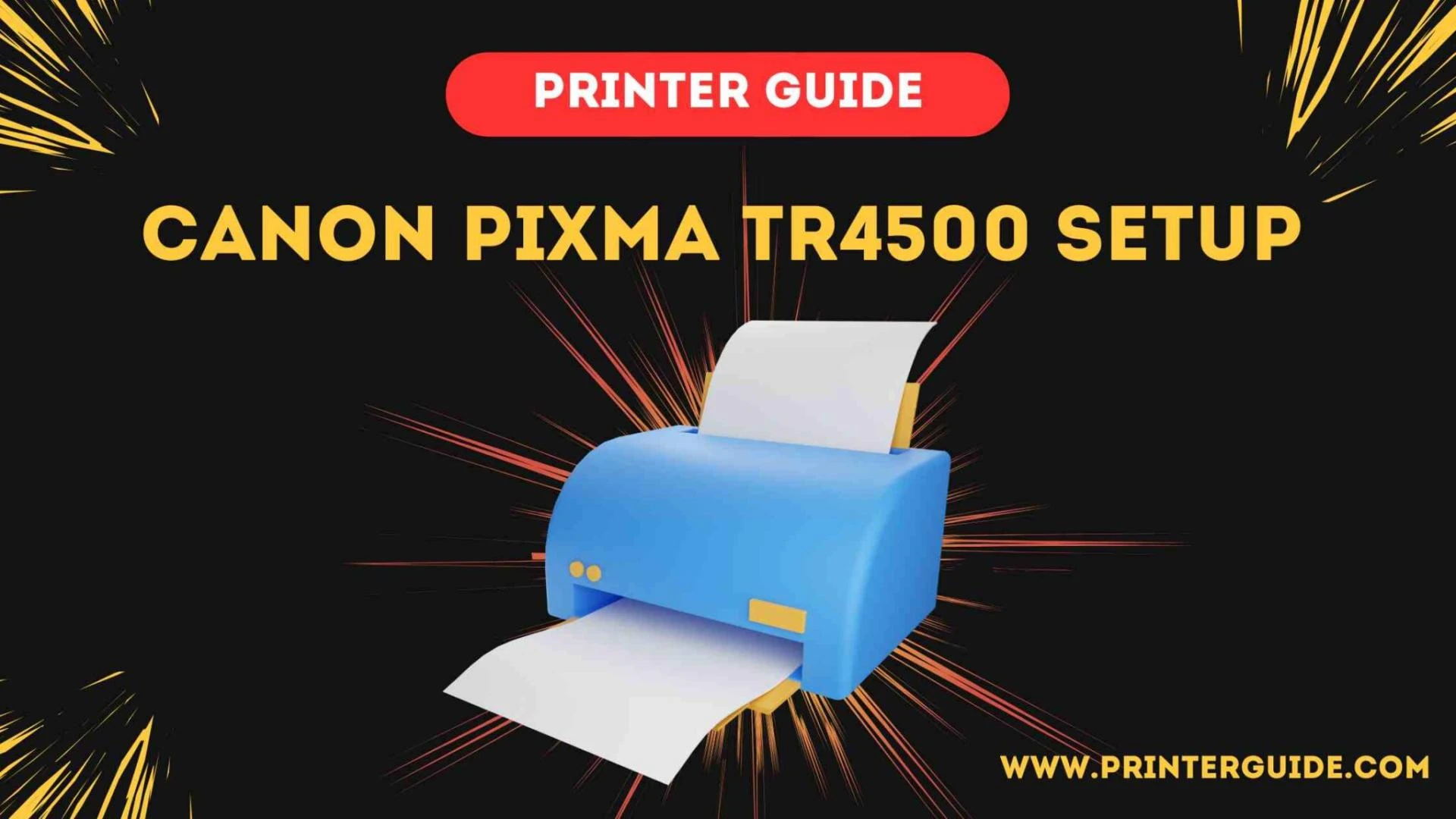 Easy Setup Guide for Canon Pixma Tr4500 Printer?