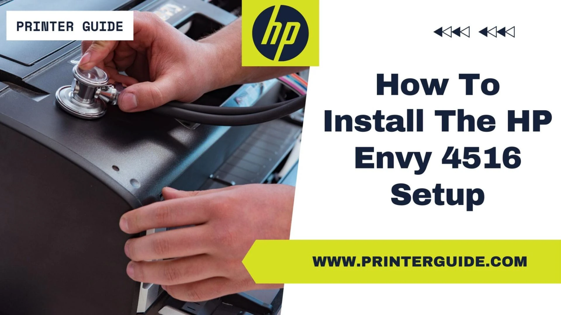 Hp Envy 4516 printer setup details?