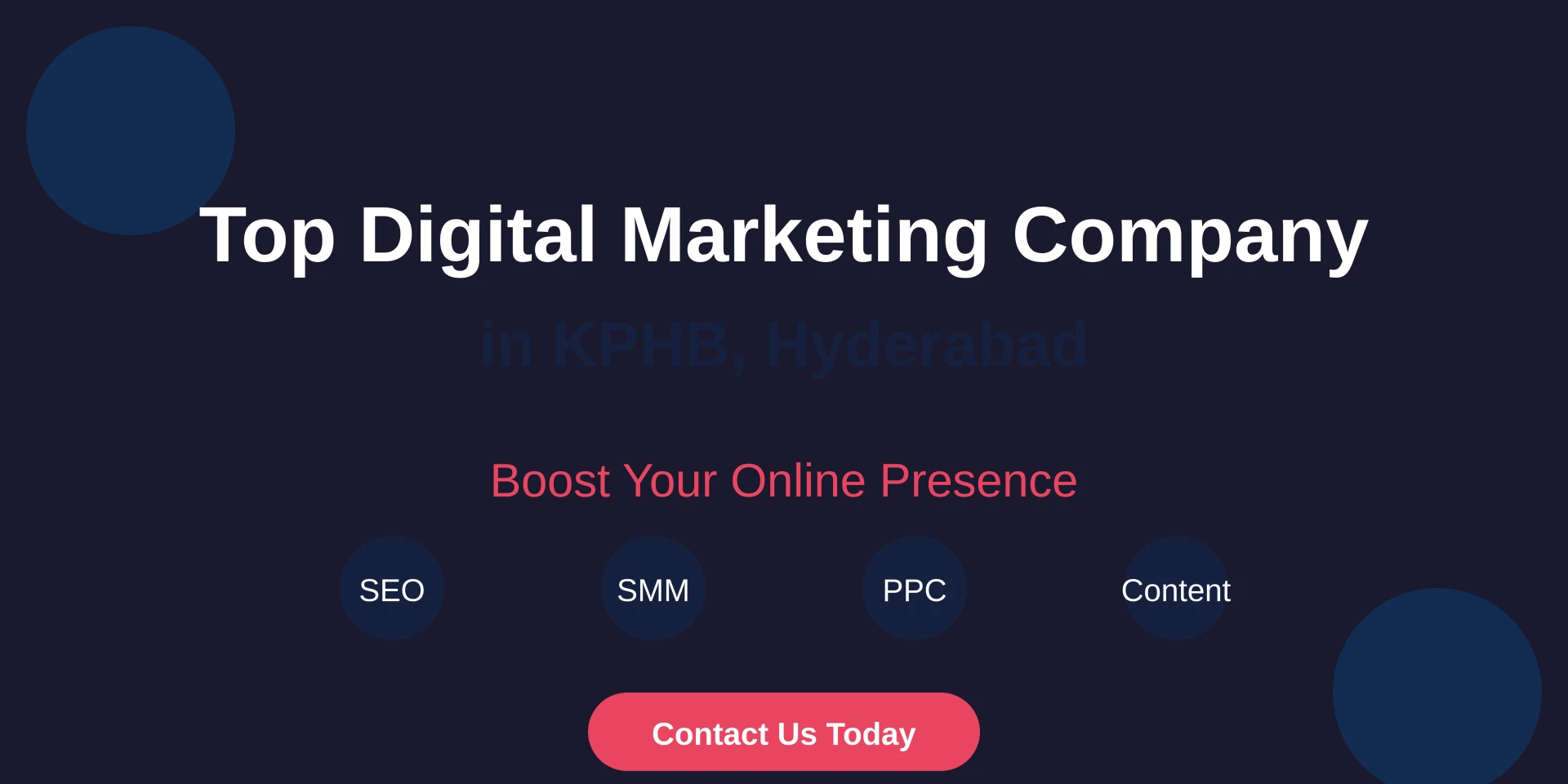 Boost Your Online Presence With Top Digital Marketing Company in KPHB