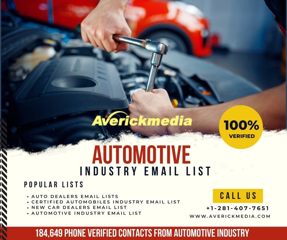 Benefits of an Automobile Industry Email List