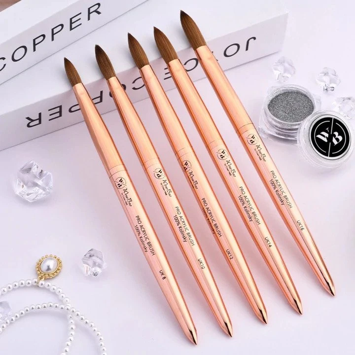 Where can we use Acrylic brushes?