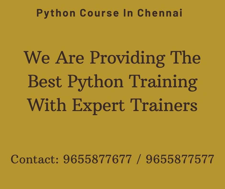Python Training in Chennai