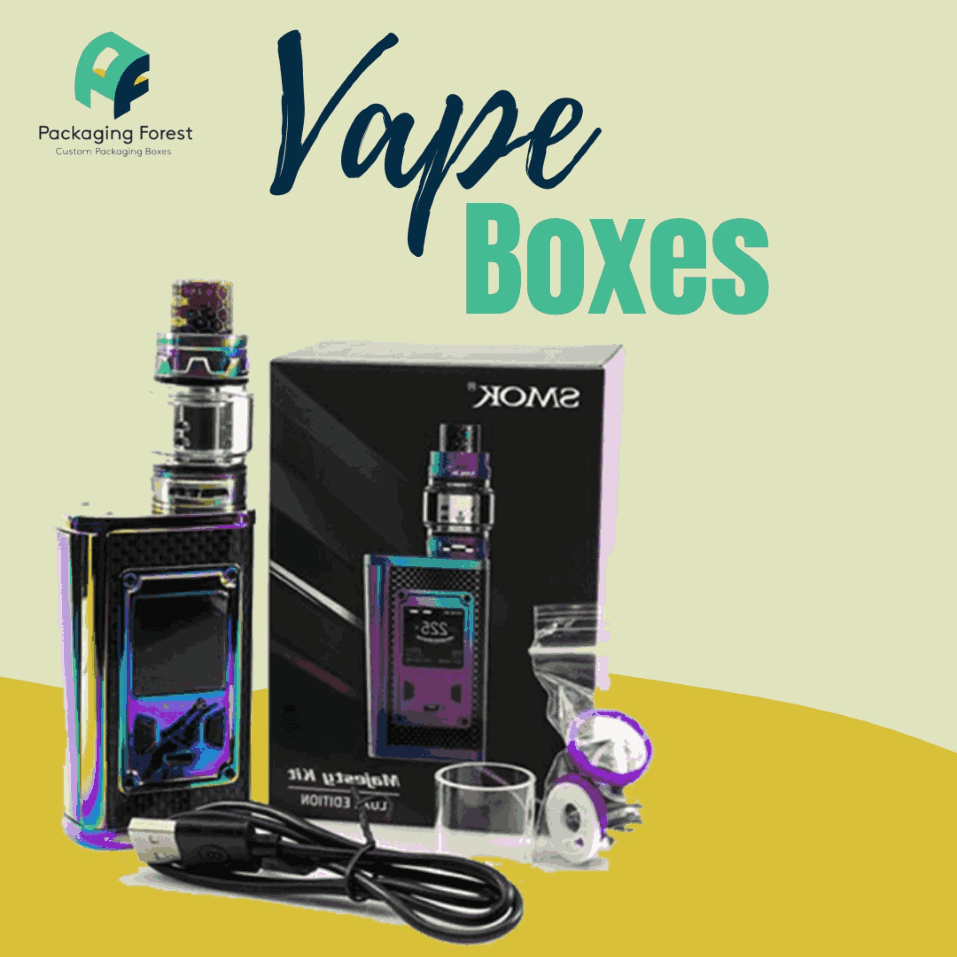 Give A Unique And Disinviting Look To Your Custom Vape packaging