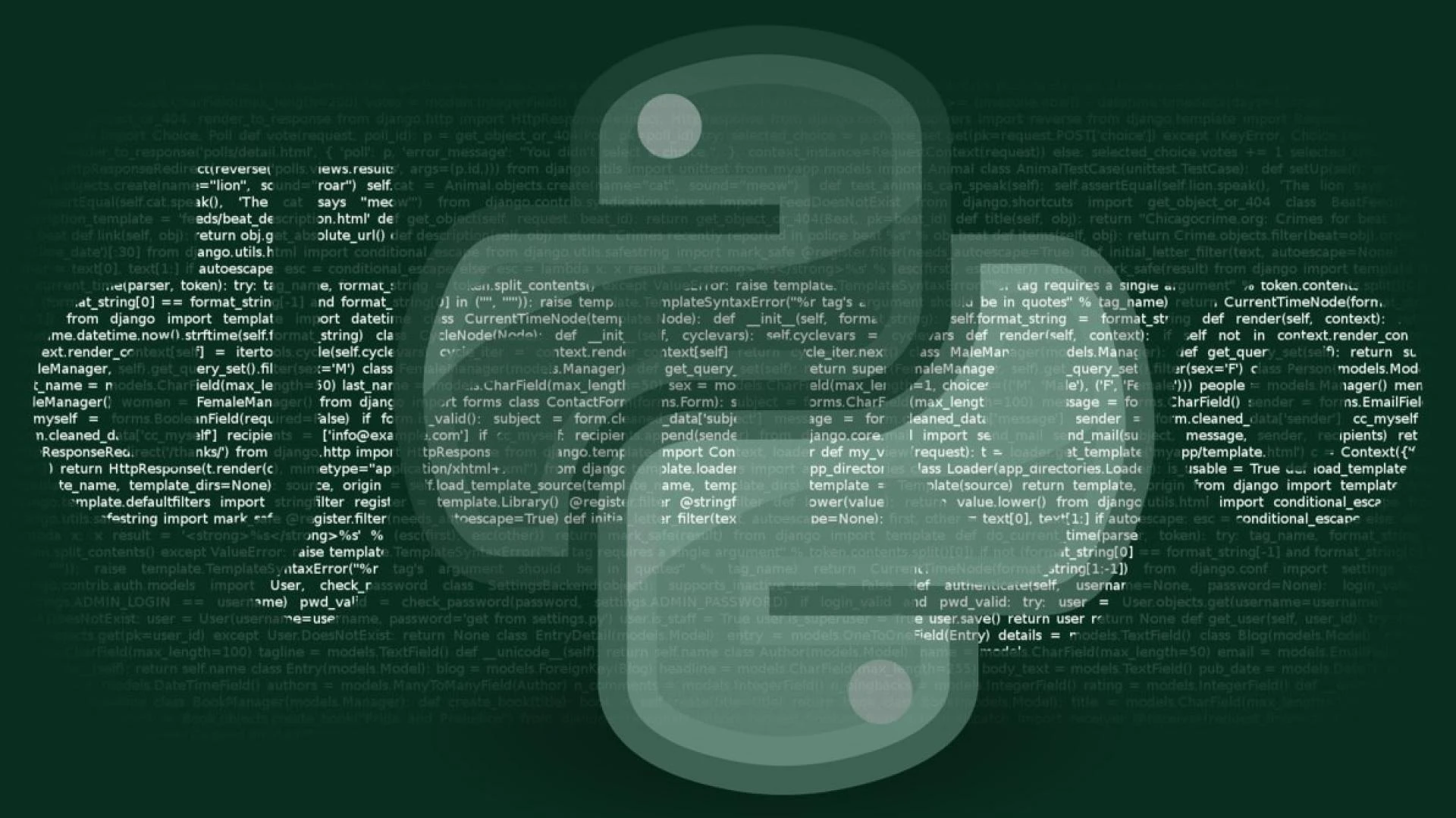 What are some unmistakable python aspects?