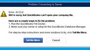 Troubleshoot QuickBooks error code 6123,0