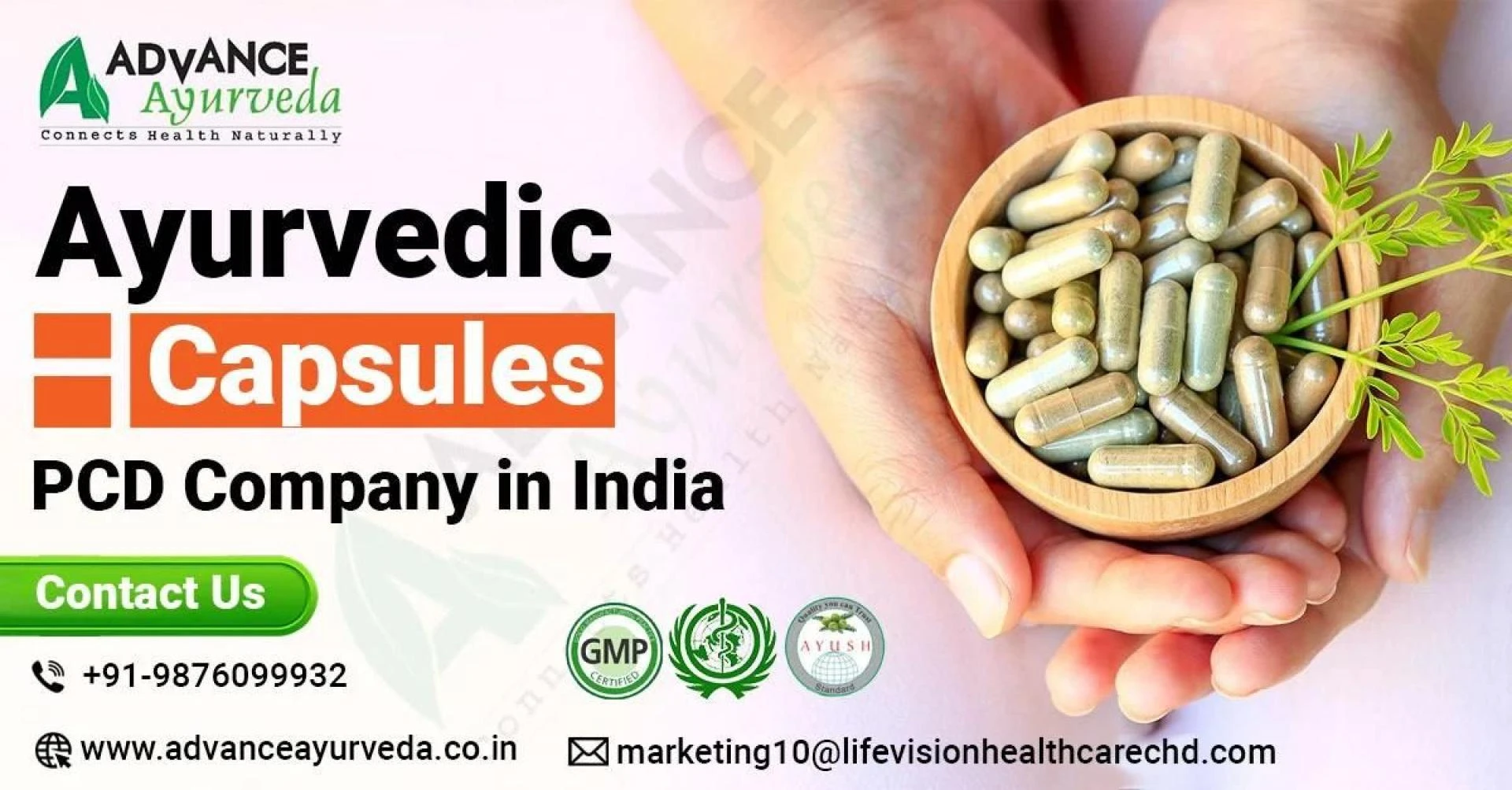 Herbal Capsules Pharma Franchise, Ayurvedic Capsules PCD Company in India, Advance Ayurveda