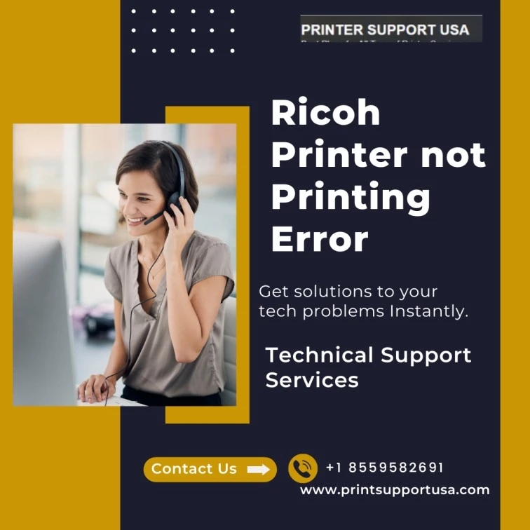 How to Resolve Ricoh Printer not Printing Error?