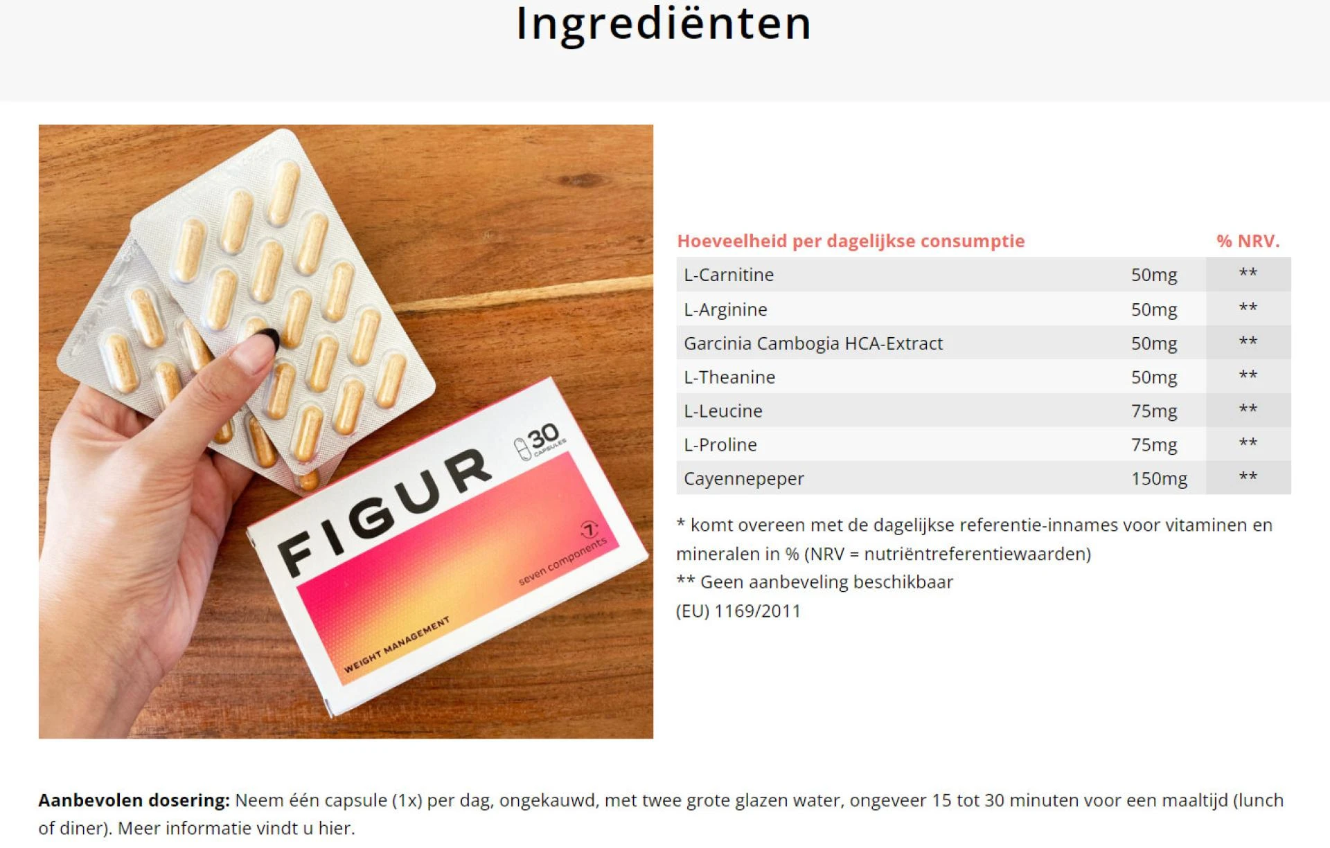 Figur capsules [2023] voor gewichtsverlies Nederland Beoordelingen &amp; Hoe te bestellen?