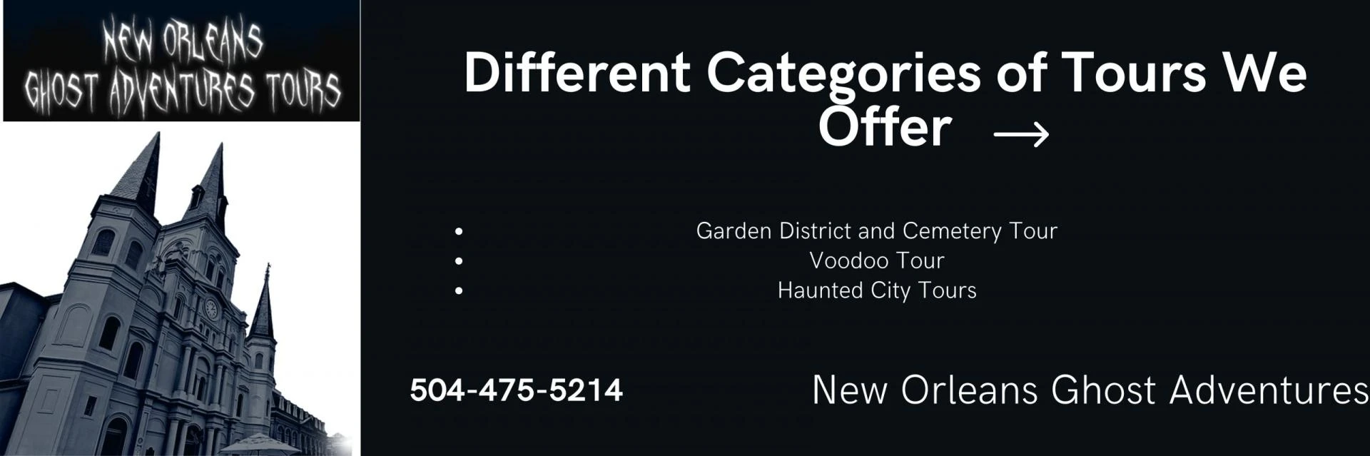 Enjoy Having a Tour with New Orleans Ghost Adventure Tours at Real Haunted Locations