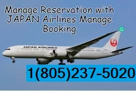 Japan Airlines Manage Booking | Online Reservation Manage