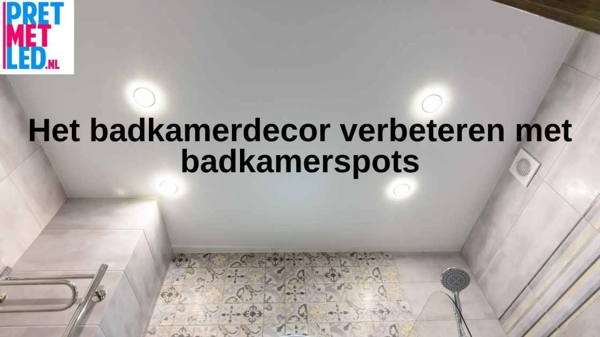 Het badkamerdecor verbeteren met badkamerspots