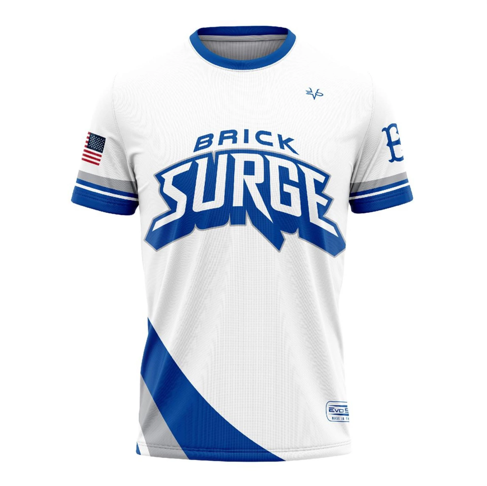 Full-sublimated Crew Neck Baseball Jersey-Evo9x