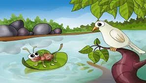 The Ant and The Dove | Fakhta aur chunti ki kahani |Best Short Stories for Kids | Hindi Kahaniya |