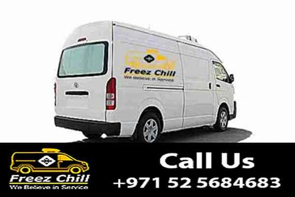 Chiller van for rent in Dubai