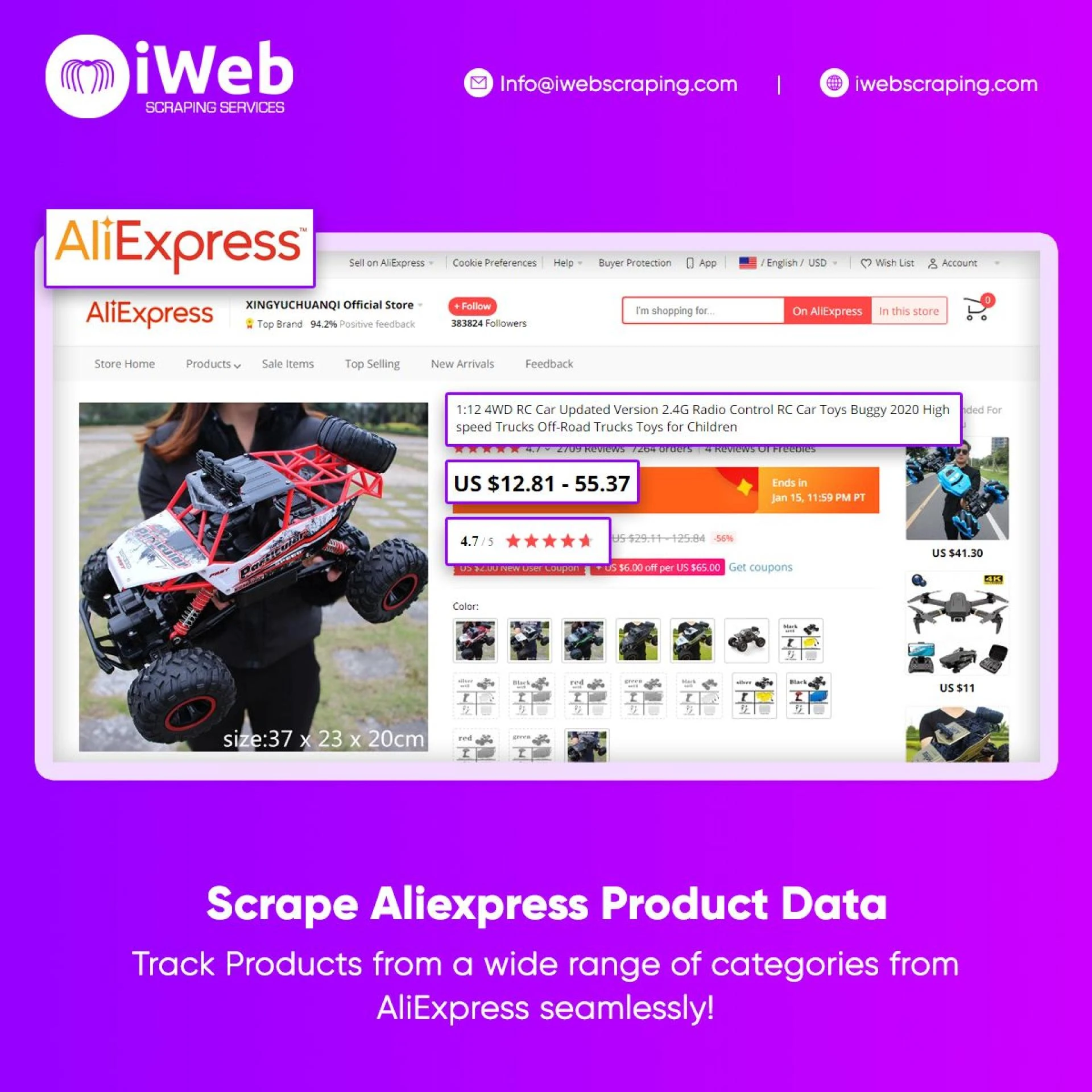 How Web Scraping is Used To Extract Aliexpress Product Data?