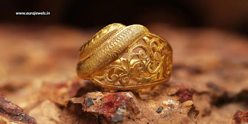 While Shopping For Gold Rings - Aura Jewels