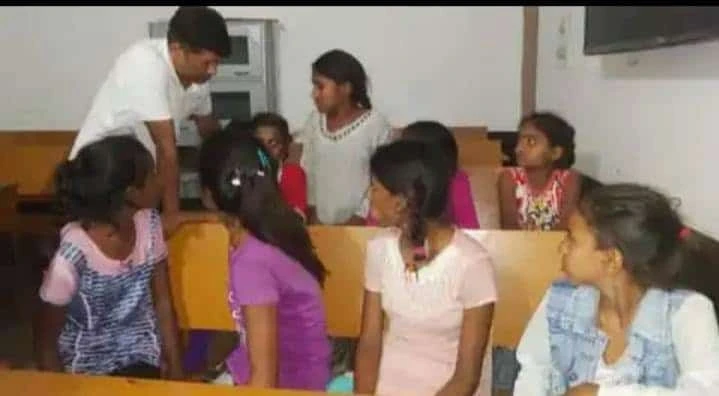 two teachers of kgbv took 25 girl students hostage the purpose was to cancel the transfer