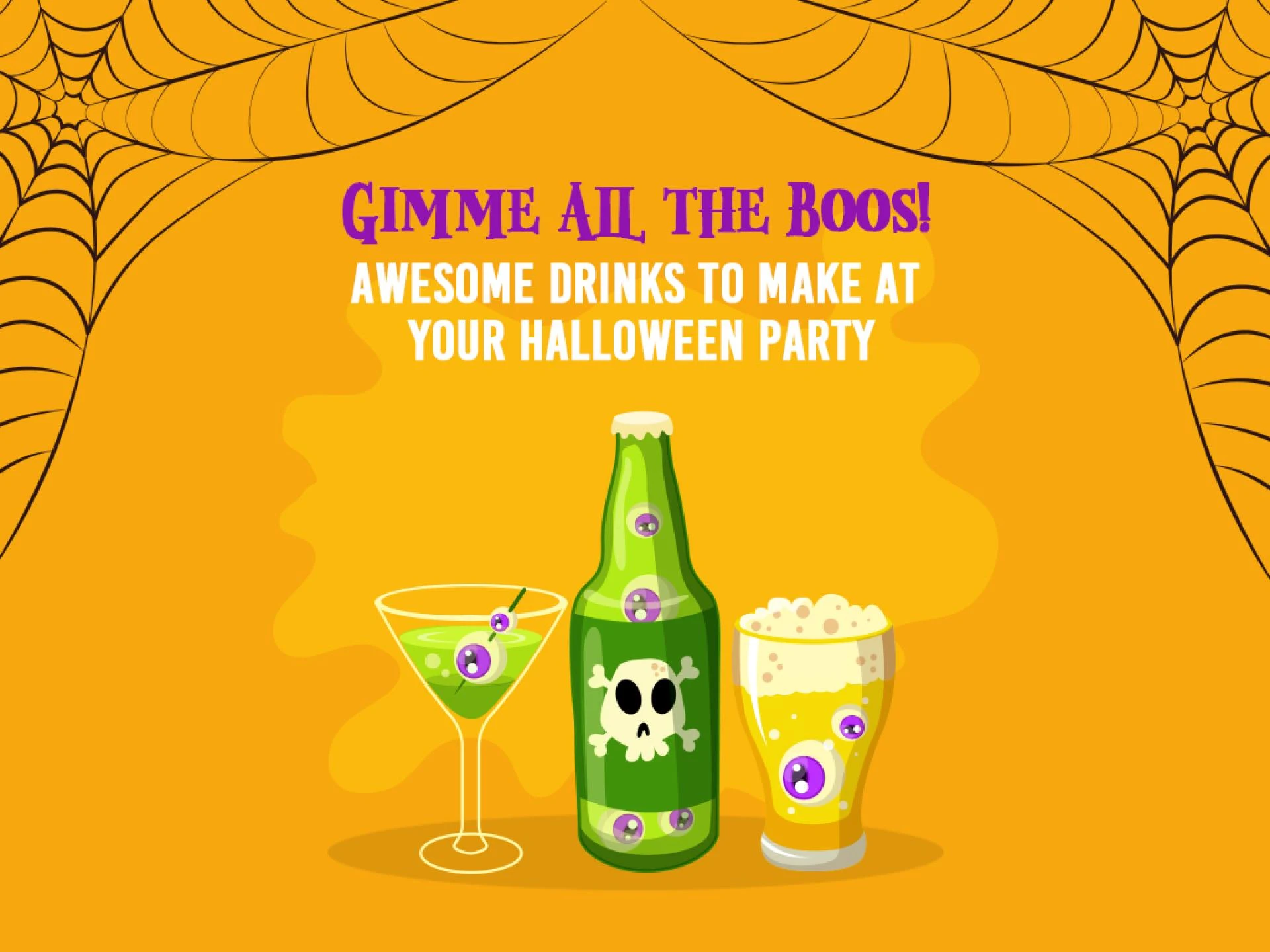 Gimme All the Boos! Drinks to Make at Your Halloween Party